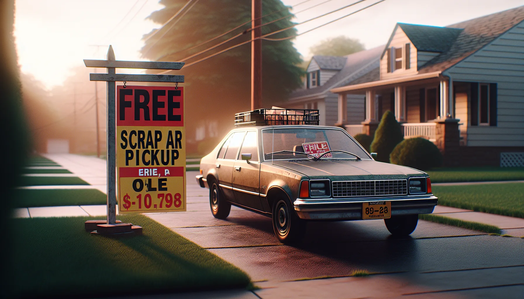 Erie PA Non-Running Cars: Free Scrap Car Pickup Erie