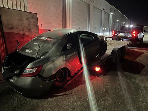 smash-cars | Junk Car Removal of a Damaged Honda Civic for Scrap Recycling