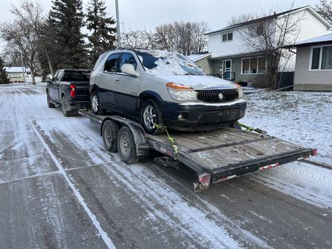SMASH Cars | Junk Car Removal of a Buick Rendezvous for Scrap Recycling