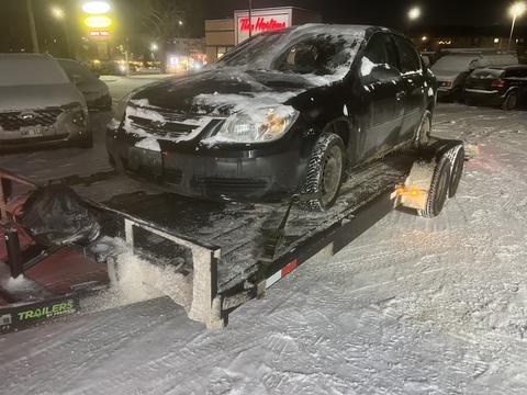 SMASH Cars | Junk Car Removal of Scrap Vehicle on Trailer