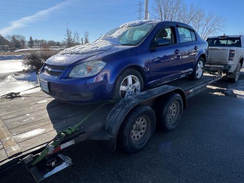 SMASH Cars | Scrap Chevrolet Cobalt on Trailer for Junk Car Removal