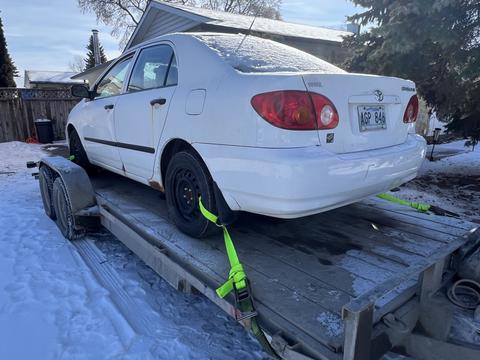 SMASH Cars | Junk Car Removal of a Toyota Corolla for Scrap Metal Recycling