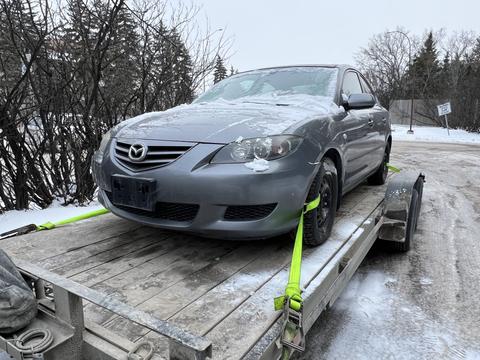 SMASH Cars | Mazda Sedan for Scrap Metal Recycling