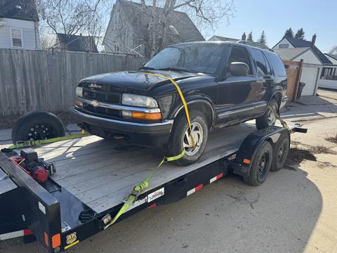 SMASH Cars | Scrap Chevrolet Blazer on Trailer for Junk Car Removal