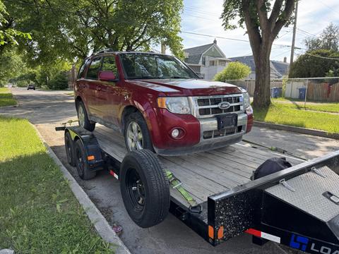 SMASH Cars | Ford Escape on Trailer for Scrap Car Removal