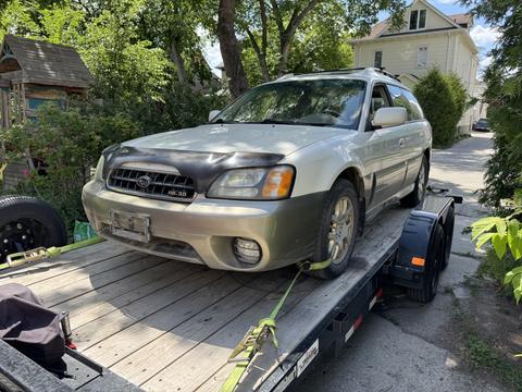 SMASH Cars | Junk Subaru Outback Ready for Scrap Metal Recycling