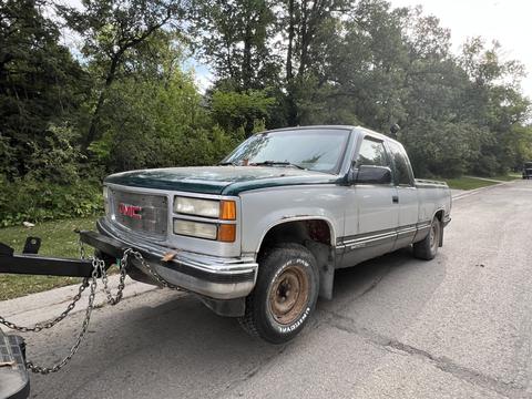 SMASH Cars | 1990s GMC Pickup Truck for Scrap Metal Recycling