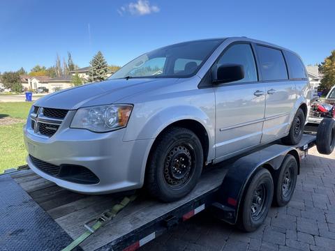 SMASH Cars | Dodge Grand Caravan for Scrap Metal Recycling